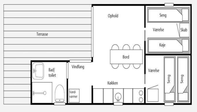 Hotel Ostersoparken Camping Gedser Zimmer foto