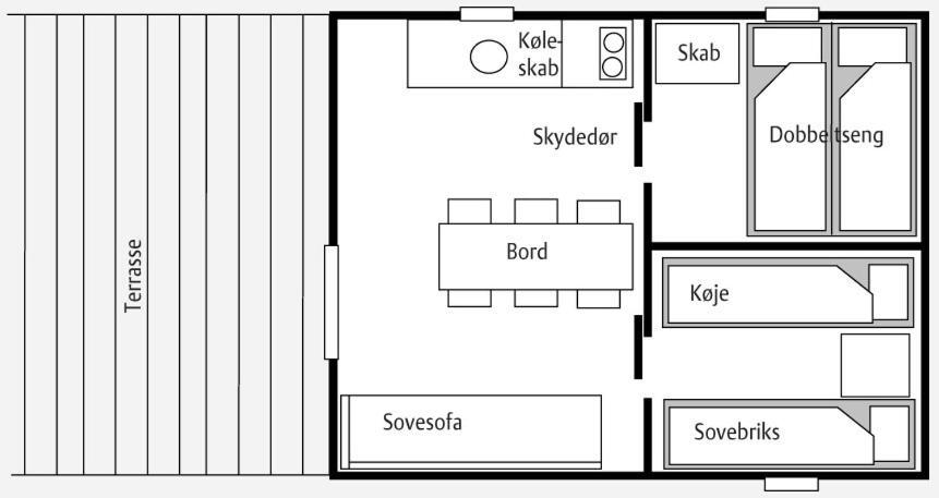 Hotel Ostersoparken Camping Gedser Zimmer foto